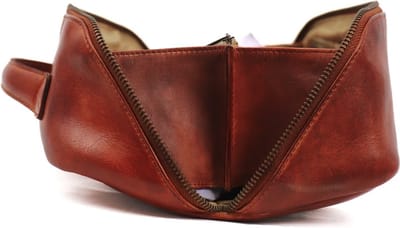 Bear Design Simone Leren Toilettas - Cognac