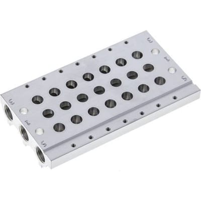 G1/8'' Manifold 7-Stations Festo 566563 VABM-L1-10S-G18-7