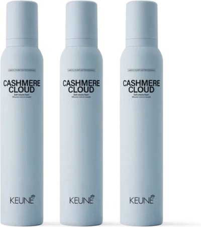 3 stuks - Keune - Cashmere Cloud - Soft Volume Foam 200 ml