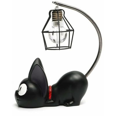 Ynkkvre -Led Nachtlicht - Hogekwaliteit Resin - Mini Kat Design Met Sfeerverlichting - 1 Stuks - Binnen En Buitendecoratie zwart