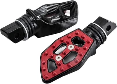 Motorfiets Voetsteunen - Universele Pedalen - Comfortabel Rijden - Antislip Naaldontwerp - 240 g