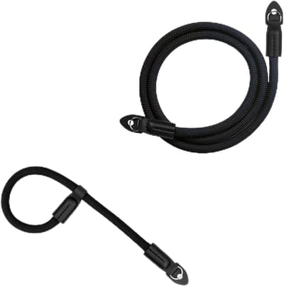 Verstelbare camera strap set van 2 stuks, polsband voor sportcamera en SLR, snelontgrendelbare bevestiging