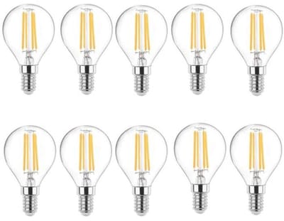 E14 4W LED G45 Mini Spherical Bulb - 10 Stuks, 400 Lumen, Koud Witte Licht - 360° Stralingshoek, Niet Dimbaar