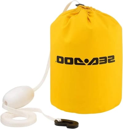 Zandzak Anker - Wateranker Boot - Watersport Stabilisatie - Origineel Fabrieksitem - 40 x 22.9 cm - Geel