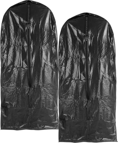 Kledinghoes 60x135 cm 2 stuks - Kledingzak - Opbergtas Kleding - Opbergzak