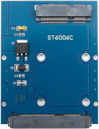 Dailygoody - Adapterkaart - Ultradunne Mini PCI-E - 2,5 inch - SSD Compatibility - Voor mSATA Harde Schijven - Compact Formaat
