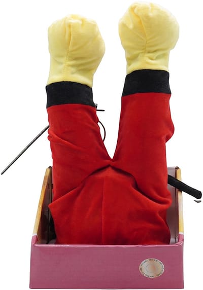 Clayre & Eef Kerstdecoratie Kerstmanbenen Rood Kunststof