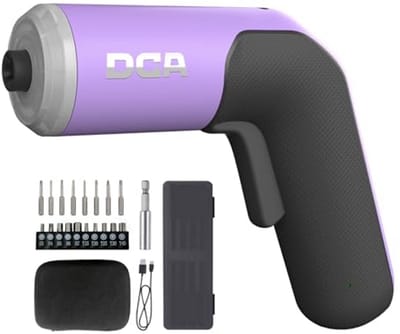 Elektrische Schroevendraaierset 4V met 2000 mAh Li-ion Accu - 5 N·m Koppel, USB-C Oplaadkabel, 18 Bits voor Meubelreparaties