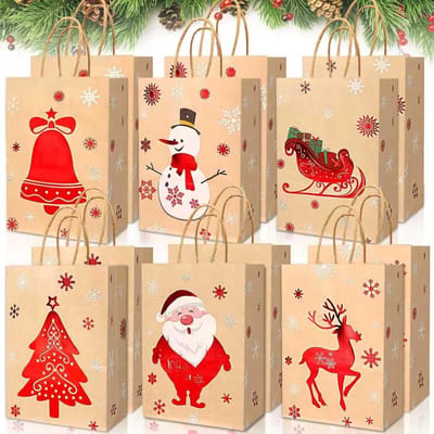 Kleine Geschenkzakjes voor Cadeaus en Feestjes - Set van 12 Stuks in Diverse Kleuren