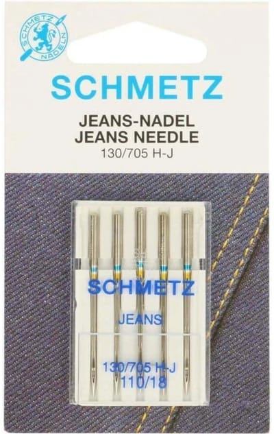 Schmetz Jeans Naald - 5 stuks Dikte 110/18