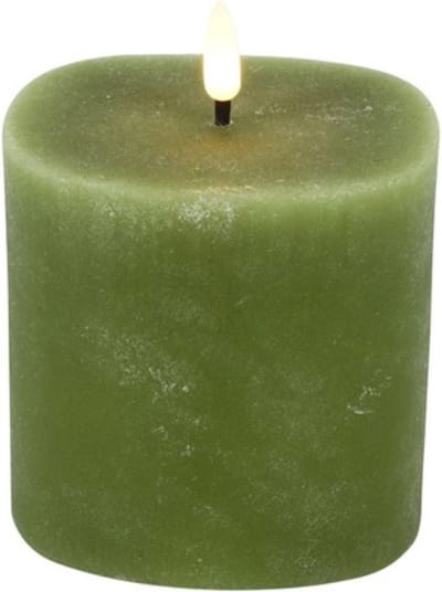 Countryfield - Led Kaars - Ovaal - Groen - S
