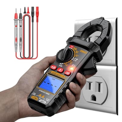 Stroomtang Multimeter - Digitale Tester - Elektrische Metingen - 6000 Tellingen Nauwkeurig - 21 x 10 x 5 cm - Uniek