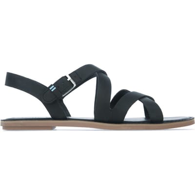 Toms Sicily damessandalen, zwart