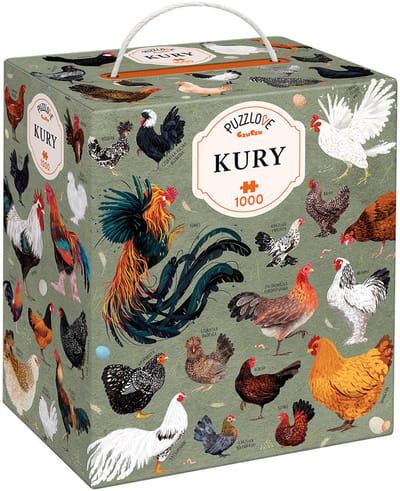 Puzzlove CzuCzu kippen 1000 stukjes - Puzzlove CzuCzu Kury 1000 elementów