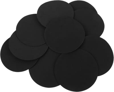 Geluidsisolatie Pads - Schuimrubber Viltjes - Ventilator Demping - Antitrilling Ontwerp - 15x15x0.3cm - Zwart
