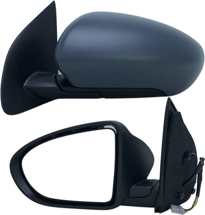 BILMAX Linker Buitenspiegel Vervanging voor Nissan Qashqai J10 2006–2014, Elektrisch Verstelbaar, Verwarmd, Gegrond, 5-Pins (Bestuurderszijde)