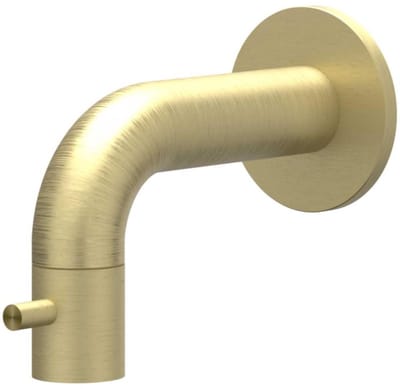 IVY Concord Fonteinkraan wandmodel niet inkortbaar HOH10cm RVS316 geborsteld mat goud PVD