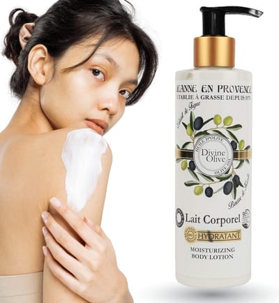 Jeanne en Provence - Divine Olive Voedende Bodymilk met Olijfolie, natuurlijke, met pompje 250 ml