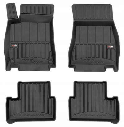 FROGUM Mercedes A-Klasse W177 - Rubber vloermatten - 3D met opstaande randen - Automaat - Zwart - Exact passend