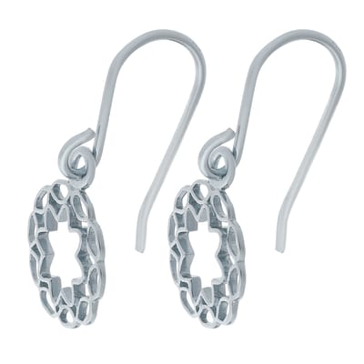 Orphelia 'Jasmine' Dames 925 Sterling Zilveren Dangle Oorbellen - Zilver ZO-7076