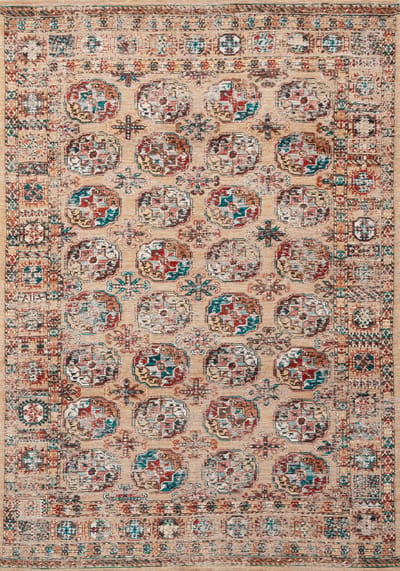 Louis De Poortere vloerkleed Djamboul - bruin - 140x200cm