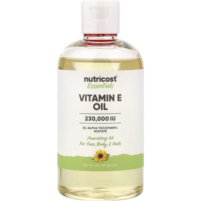 Nutricost, huile essentielle de vitamine E, 237 ml (240ml)