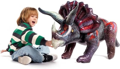 Opblaasbare Triceratops Dinosaurusspeelgoed voor Zwembadfeesten en Decoraties