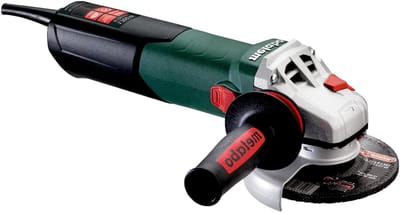 Haakse Slijper - Slijpmachine Elektrisch - Materiaal Verwijderen - Metabo Marathon Motor - 125 mm - Zwart