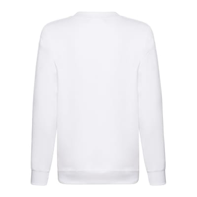 Fruit of the Loom Kinder/Kids Premium Sweatshirt met Inzetstuk (Wit)