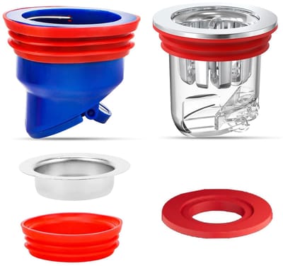 2 Pcs Shower Base Watering Core 33-52mm Valve Odor Inhibiting Odour Inhibiting Floor Drain Deodorant Shower Stop for - ShopVlot