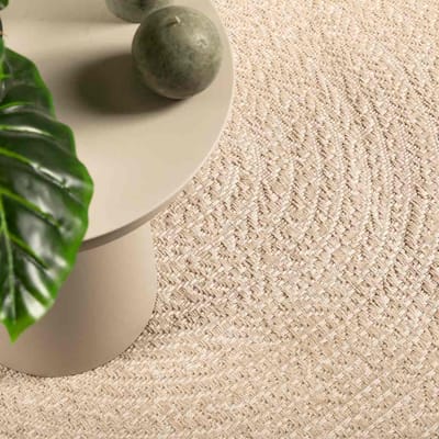 vidaXL - Vloerkleed - ZIZUR - beige - binnen - en - buiten - 80x150 - cm - jute - look