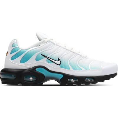 Nike Air Max Plus - Sneakers - Maat 46 - Dusty Cactus/White-Black / Groen/Wit/Zwart - Air Max Plus - Lifestyle - Heren Sneakers voor Mannen