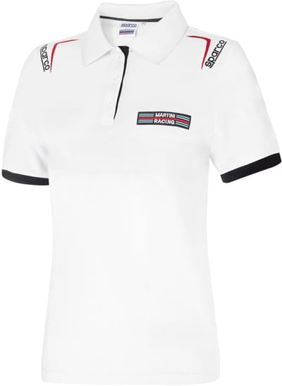 Sparco Martini Racing Martini Racing Dames Poloshirt - Wit