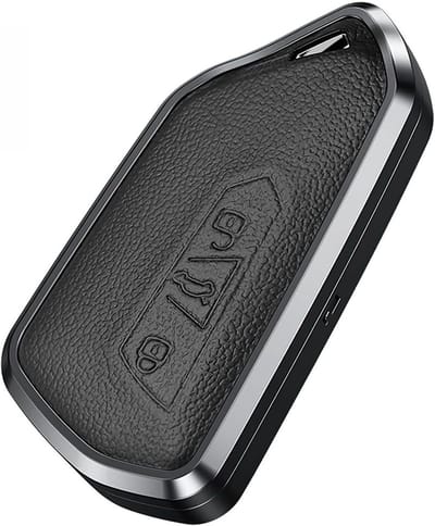 Key Case voor Seat Leon Cupra en Formentor 2020-2025, Leer en Aluminium, Beschermende Sleutelhoes, Sleutelhouder, Auto Sleutel Converter, Zwart