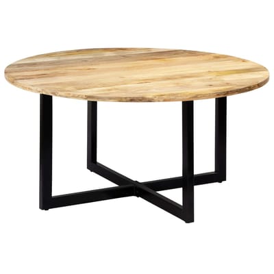 vidaXL - Eettafel - 150x73 - cm - massief - mangohout