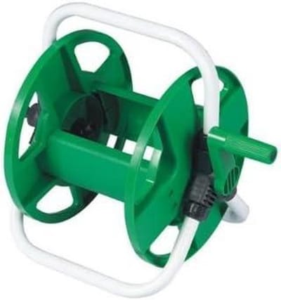 Slanghaspel - Slanghouder - Tuin water geven - Eenvoudig te monteren - 25 meter - Zwart