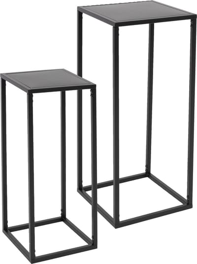 Bloemstandaard Set van 2 Metalen Bloempot