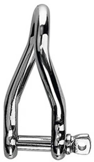 Barton Marine Stainless Twisted Harpsluiting Zilver 10 mm