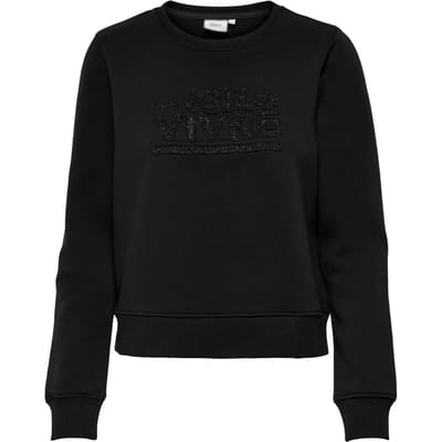 Sweatshirt vrouw Only onlannie life bling box