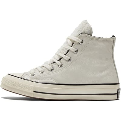 Converse Chuck 70 High Cozy Utility - Egret Unisex Sneakers Wit Zwart 172365C 35 white