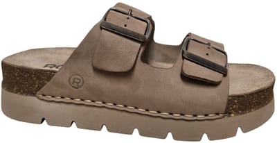 Rohde 6330 18 Slippers Beige Nubuck Dames - Beige - 37