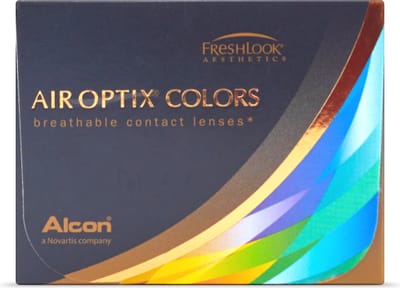 +6,00 - Air Optix® Colors Gemstone Green - 2 pack - Maandlenzen - Kleurlenzen - Gemstone Green