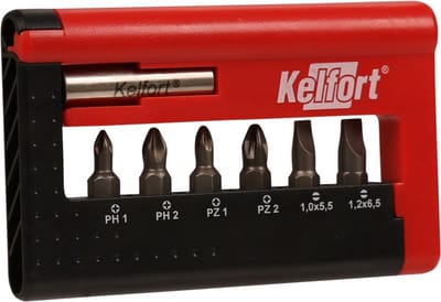 KELFORT BITSET 7-DLG IN KUNSTSTOF HOUDER