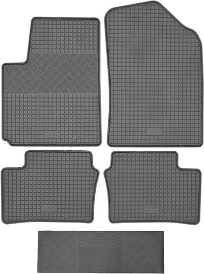 Max-Dywanik Serie - Rubberen Automatten - Kia Picanto II Hatchback - 2011-2017 - Zwart