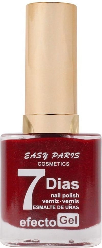 Easy Paris Cosmetics - Nagellak - Dekkend Rood met Shimmer - Glitter - 1 flesje met 13 ml inhoud - Nummer 030