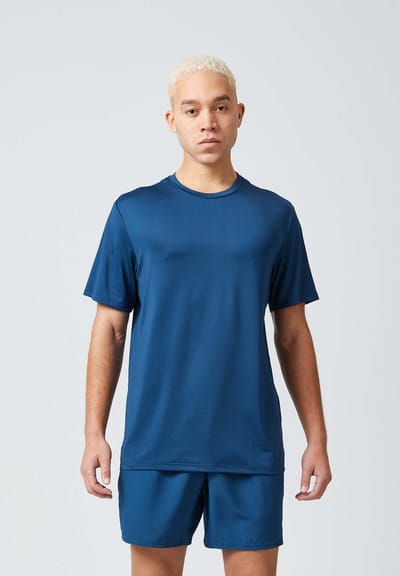 SNOCKS Trainingsshirt Heren – Raglanmouwen – Ademend & Sneldrogend – 4-Way Stretch – Vochtregulerend Mesh – Comfortabel & Bewegingsvrij – 1 Stuk