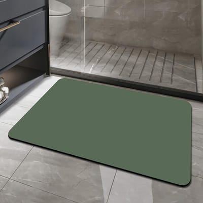 Kamer Mat Absorberende Diatomeeënaarde Mat Wabi-Sabi Vuilafstotend Slijtvast Voetmat Hygiënisch Sneldrogend Antislip Mat W914WW-40*60cm