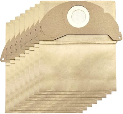 Dailygoods- Stofzakken Papieren Filterzakken - Compatibel met Karcher WD2 - Nat/Droog Stofzuigers - Eenvoudige Vervanging - Geschikt voor MV2, A2054, A2004 - Filterzak