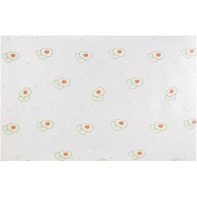 Koelkastvoering Multifunctioneel Stofdicht Waterdicht Oliebestendig Leuke Print Kastmat voor Lade white