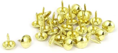 Bekleding Spijkers - Decoratie Pins - Vastzetten Decoratie - Metalen Constructie - 30 Stuks - Goudkleurig